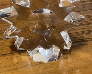 Baccarat Crystal Starburst Paperweight