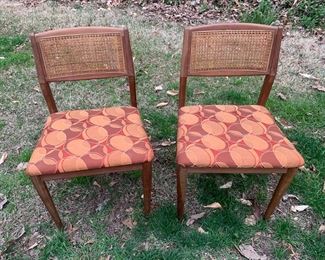 Authentic Walking Dead Show Prop:  Sit where Maggie sat!  These two chairs are seen in Earl and Tammy Sutton's home in Hilltop from Season 9 - Episode 1.  This item comes with a Certificate of Authenticity.  Check out the next picture to see where these chairs were located in the show.  Priced at $100 for the set.
