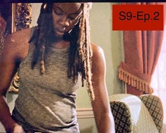 This is a screen shot from The Walking Dead showing where the dresser was located in Season 9 - Episode 2.