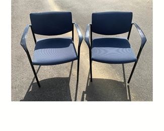 Two steel stacking  arm chairs in good condition. Not screen matched,  but does come with a certificate of authenticity signed by an AMC representative authenticating that this is a show prop from The Walking Dead.  Priced at $50.