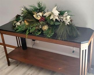 Entry table/sofa table, Stickley furniture.
