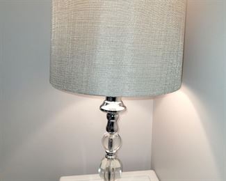 Pair of acrylic lamps