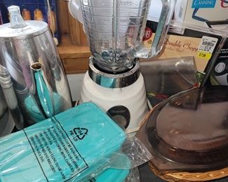 Vintage glass Osterizer blender