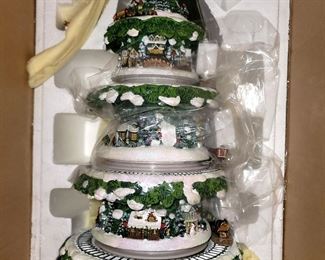 Thomas Kinkade Wonderland Express animated Christmas train