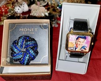 Costume jewelry. Elvis watch