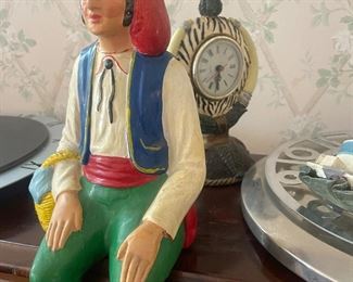 European guy waiting for his flock of sheep? Vintage cool..