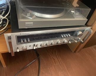 Toshiba & Kenwood turn table & receiver...