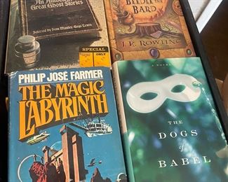 lots of great books newer novels and old collectibles!