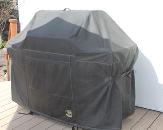 Wonderful Tropitone outdoor furniture, a Weber Genesis Grill with Cover
