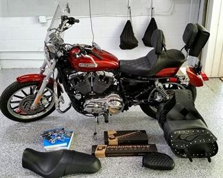 2009 Harley Davidson 1200L 'Sportster' motorcycle with extras