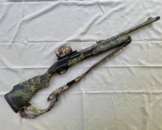Remington 870 12 ga. pump action with red dot scope