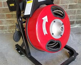 Drain pipe cleaning auger