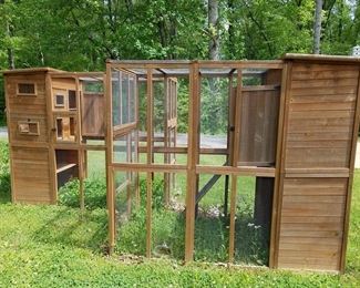 The second of two cat enclosures