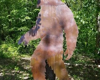 Large metal Sasquatch is almost 10 ft. tall
