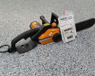 Worx corded chainsaw