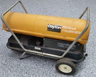 Dayton 110,000 btu kerosene heater