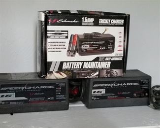 Schumacher battery charters/maintainers (one is NIB)