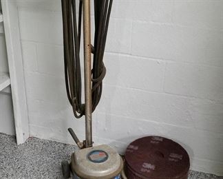 Modrak 'Tornado' floor machine with extra pads