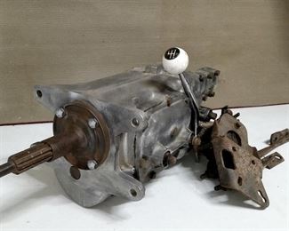 Muncie 4-speed manual transmission (1968-1970).  Includes linkage and shifter.