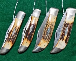 Case XX stag handle folding knives