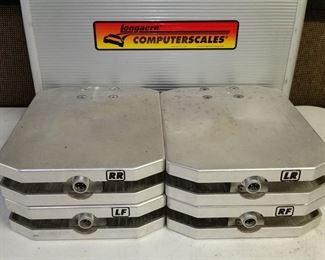 The four corner scales for the Longacre 'Accuset II'