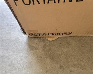 Yeti 1400 Lithium electric generator