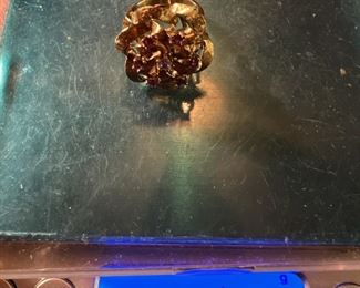 14k ruby ring