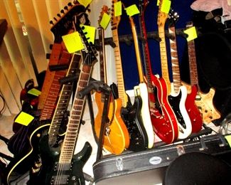 Electric Guitars as priced or best offers--- see list
