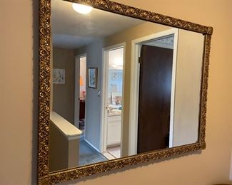 Large gold mirror - excellent condition