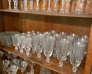 Another view of the Fostoria glasses