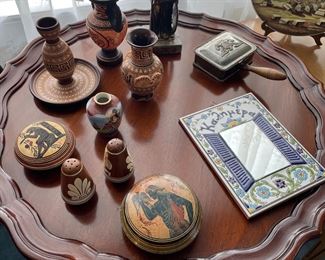 Greek dishes, vases, and more!