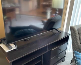 TV media console cabinet and Sony TV - 55" 