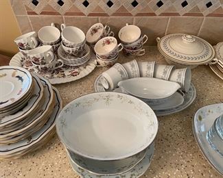 Staffordshire and misc porcelain pieces - great pricing!
