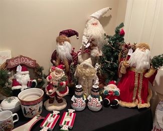 Santas, candle holders and more!