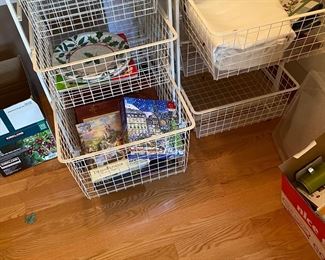 Elfa Organizing Baskets