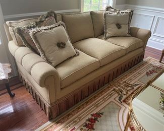 Custom Upholstered Three Seat Sofa - There are Two 
