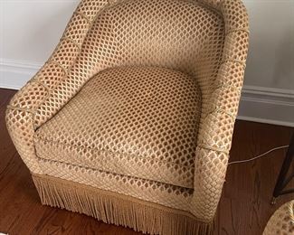 custom upholstered club chairs 