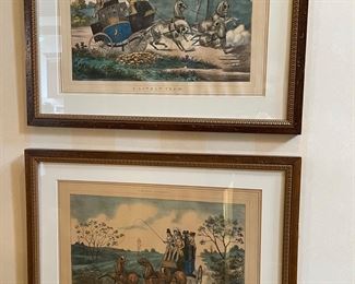 Set of vintage chromolithographs