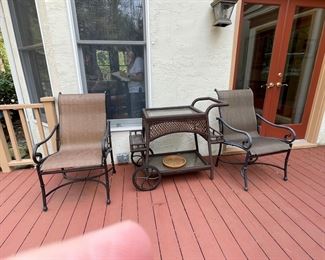 Assorted patio furniture 