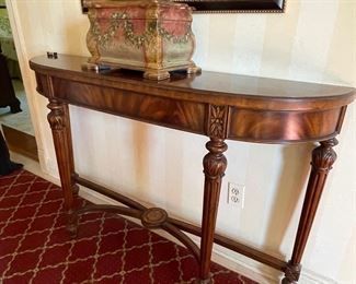 Pair of Maitland Smith console tables