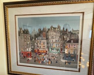 Michel Delacroix lithograph