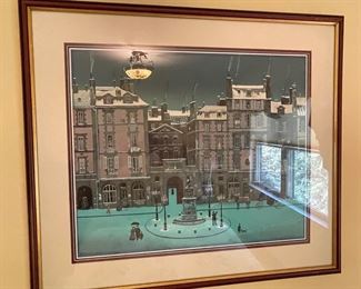 Michel Delacroix lithograph