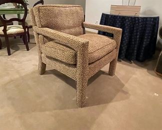 Leopard armchair