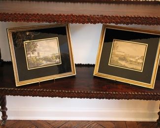 Vintage chromolithographs