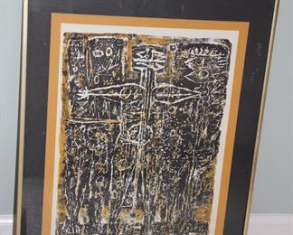 Moshe Tamir lithograph