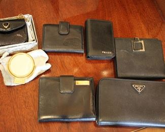 Authentic wallets - Prada, J. Leiber, Bally...