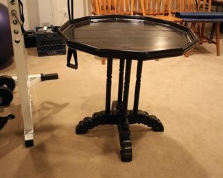 Ebonized side table