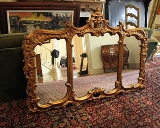 Orientalist gilt mirror
