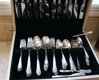 Silver plate flatware