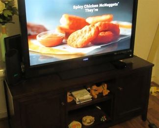 Large screen Vizio television.